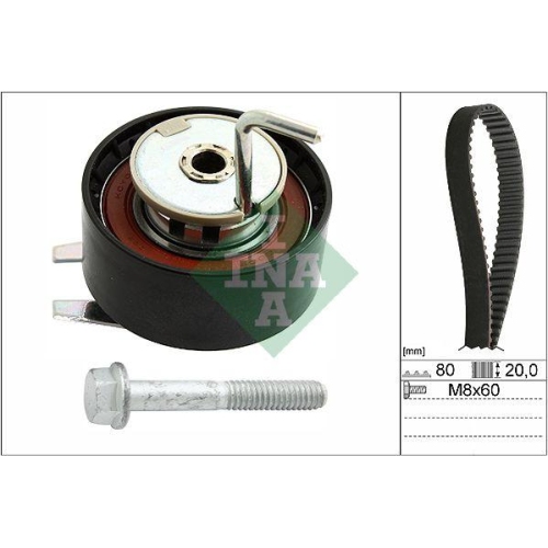 Zahnriemensatz Schaeffler Ina 530 0692 10 f&uuml;r Citro&euml;n Jaguar Peugeot Land Rover