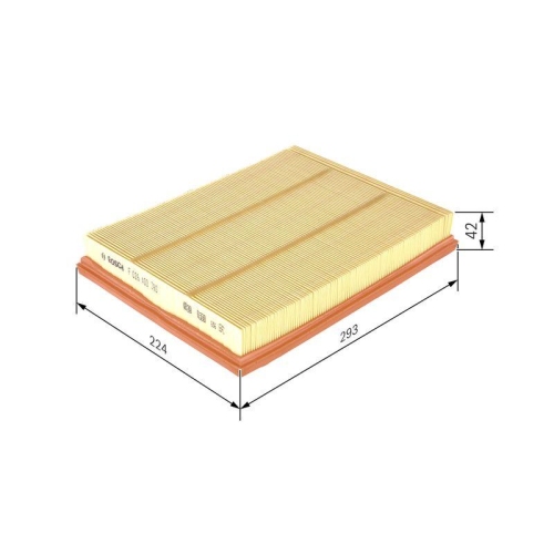 Luftfilter Bosch F026400390 f&uuml;r Gmc Opel Subaru Vauxhall Chevrolet Holden