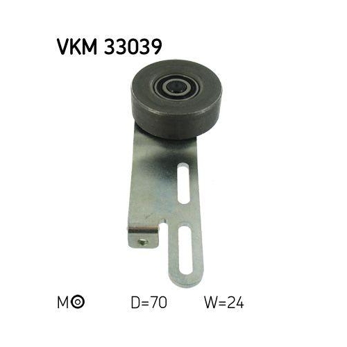 Belt Tensioner V Ribbed Belt Skf VKM 33039 for Citro&euml;n Nissan Peugeot Centre