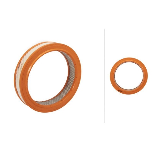 Luftfilter Hella 8ZA 366 131-751 f&uuml;r Fiat