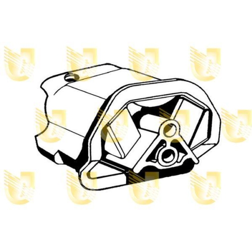 Lagerung Motor Unigom 396054 f&uuml;r Opel Vorne Vorne Rechts