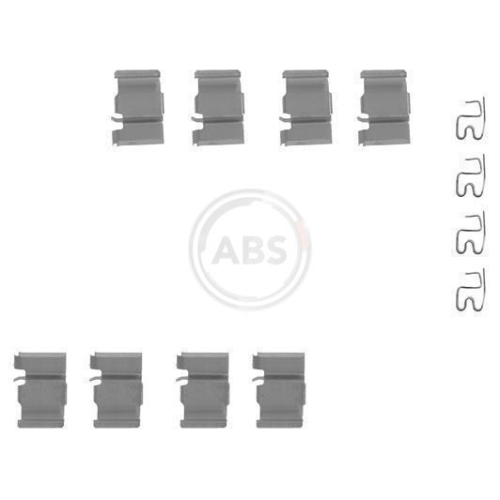 Accessory Kit Disc Brake Pad A.b.s. 1133Q for Toyota Rear Axle