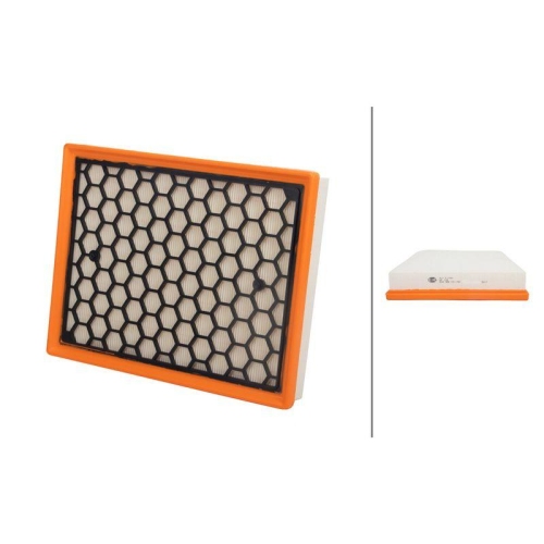 Luftfilter Hella 8ZA 366 131-761 f&uuml;r Fiat Opel Vauxhall General Motors