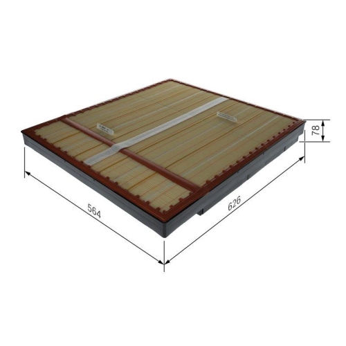 Luftfilter Bosch F026400094 f&uuml;r Mercedes Benz Mercedes Benz Mercedes Benz