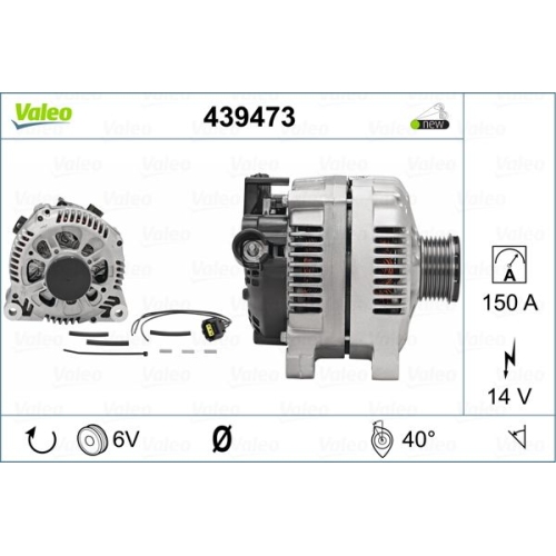 Generator Valeo 439473 Valeo Origins New Oe Technologie f&uuml;r