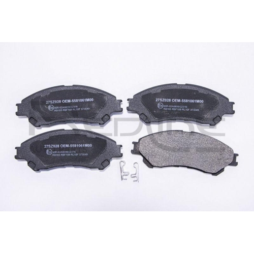 Bremsbelagsatz Scheibenbremse Red-line 27SZ028 f&uuml;r Suzuki Vorderachse