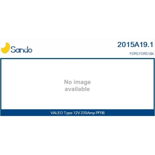 Generator Sando 2015A19.1 f&uuml;r Ford