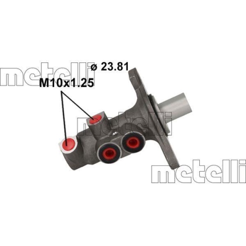 Hauptbremszylinder Metelli 05-1131 f&uuml;r Renault