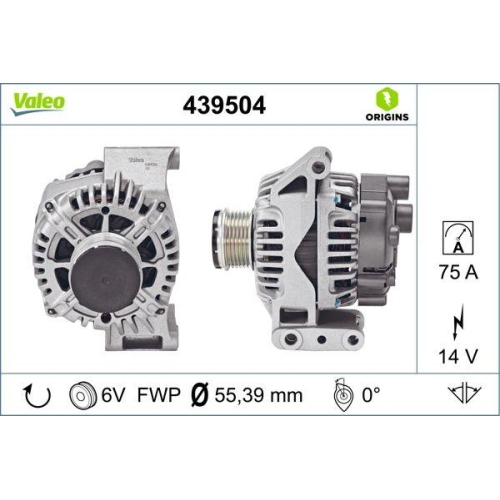 Alternator Valeo 439504 Valeo Origins New Oe Technology for Fiat Lancia
