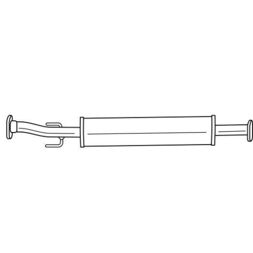 Mittelschalldämpfer Sigam 73404 für Daewoo