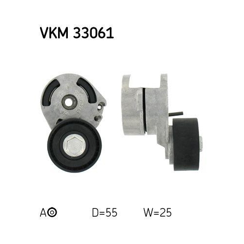 Riemenspanner Keilrippenriemen Skf VKM 33061 für Citroën Ford Mazda Peugeot Oben