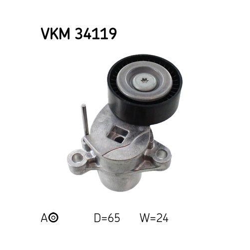 Riemenspanner Keilrippenriemen Skf VKM 34119 f&uuml;r Ford Mitte Links
