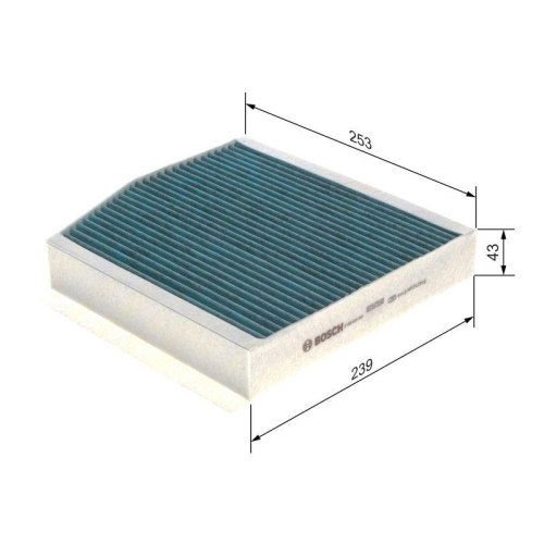 Filter Innenraumluft Bosch 0986628545 Filter+ für Mercedes Benz Mercedes Benz