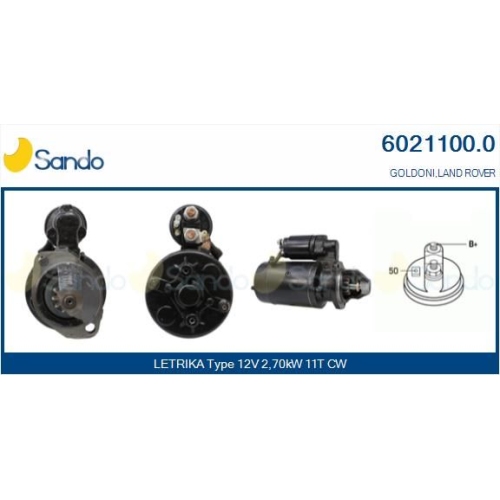 Starter Sando 6021100.0 f&uuml;r Rover