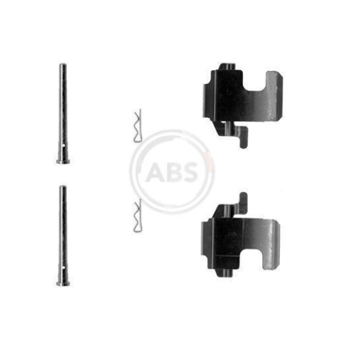 Zubehörsatz Scheibenbremsbelag A.b.s. 1273Q für Fiat Lancia Hinterachse