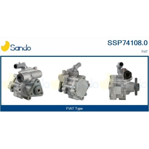 Hydraulikpumpe Lenkung Sando SSP74108.0 f&uuml;r Fiat