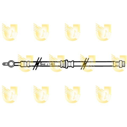 Bremsschlauch Unigom 377362 f&uuml;r Volvo Hinten