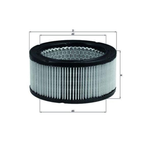 Luftfilter Mahle LX 213 f&uuml;r Ford Gmc Porsche Saab