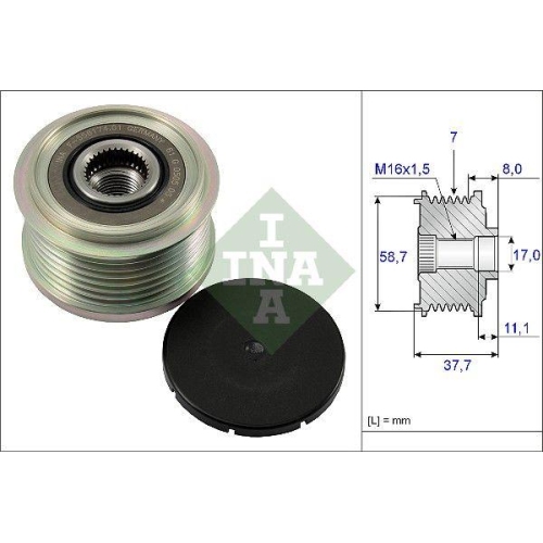 Generatorfreilauf Schaeffler Ina 535 0128 10 f&uuml;r Ford Mazda Toyota Ford Usa