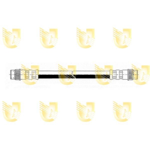 Bremsschlauch Unigom 377370 für Citroën Peugeot Hinterachse Rechts