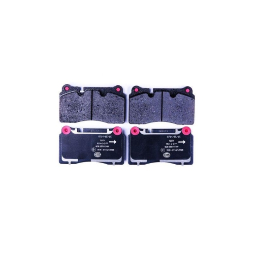 Bremsbelagsatz Scheibenbremse Hella 8DB 355 015-891 f&uuml;r Aston Martin Vorderachse