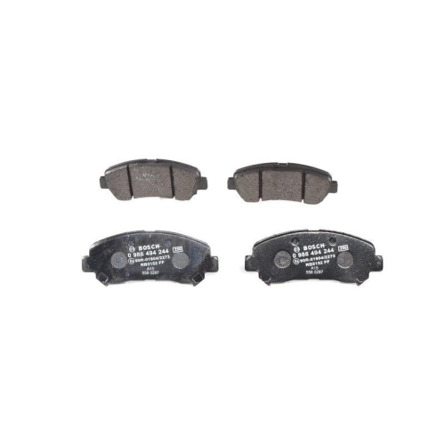 Bremsbelagsatz Scheibenbremse Bosch 0986494244 für Nissan