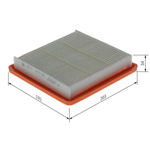 Luftfilter Bosch F026400548 für Nissan