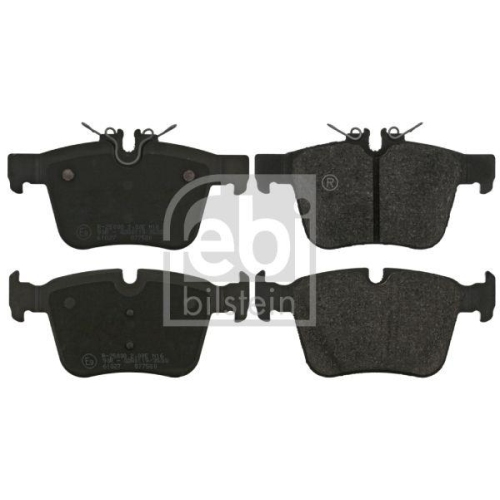 Bremsbelagsatz Scheibenbremse Febi Bilstein 16989 f&uuml;r Mercedes Benz Hinterachse