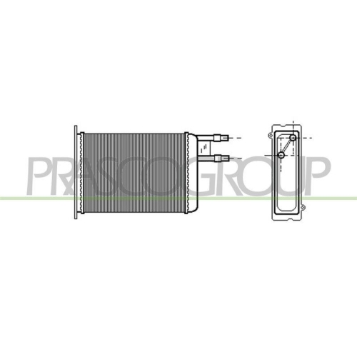 W&auml;rmetauscher Innenraumheizung Prasco CI950H001 Aq f&uuml;r Citro&euml;n Fiat Peugeot
