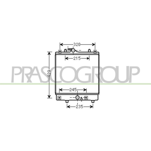 K&uuml;hler Motork&uuml;hlung Prasco OP304R004 Prascoselection f&uuml;r Opel