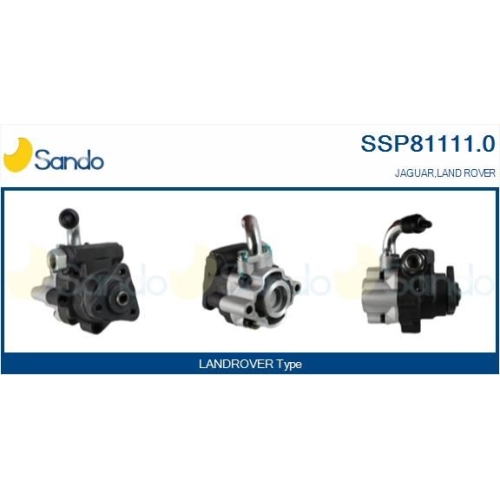 Hydraulikpumpe Lenkung Sando SSP81111.0 f&uuml;r Land Rover
