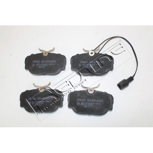 Bremsbelagsatz Scheibenbremse Red-line 27RV001 f&uuml;r Land Rover Hinterachse