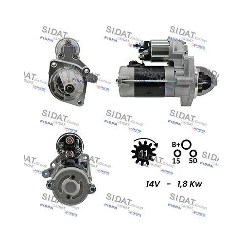 Starter Sidat S12MA0112A2 f&uuml;r Bmw