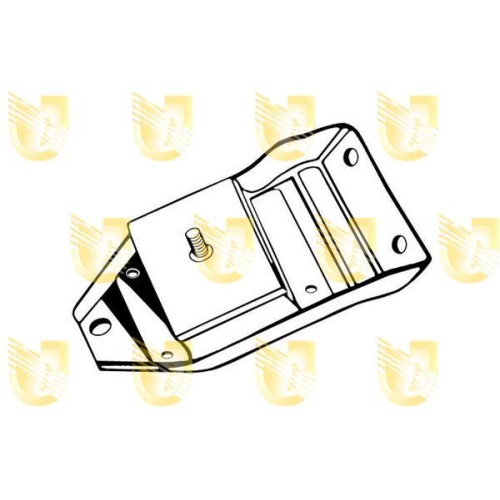 Lagerung Motor Unigom 396105 f&uuml;r Renault Vorne Links