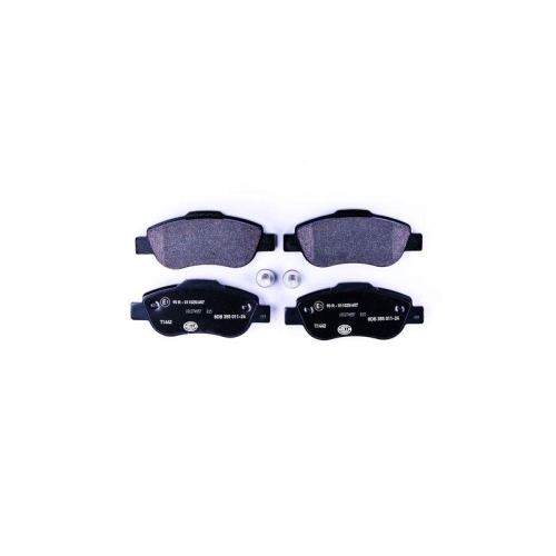 Bremsbelagsatz Scheibenbremse Hella 8DB 355 011-241 f&uuml;r Fiat Ferrari Vorderachse