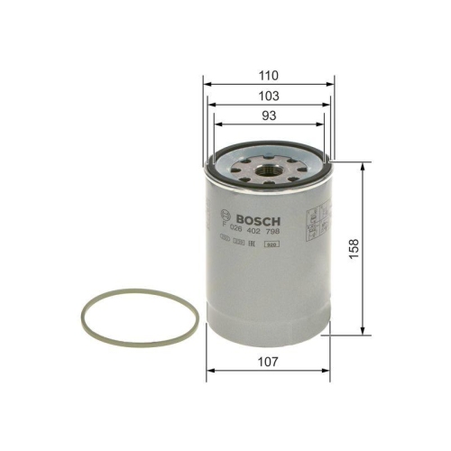 Kraftstofffilter Bosch F026402798 f&uuml;r