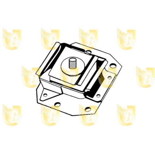 Lagerung Motor Unigom 396106 f&uuml;r Renault Getriebeseitig Hinten