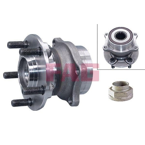 Radlagersatz Schaeffler Fag 713 6222 10 f&uuml;r Subaru Hinterachse
