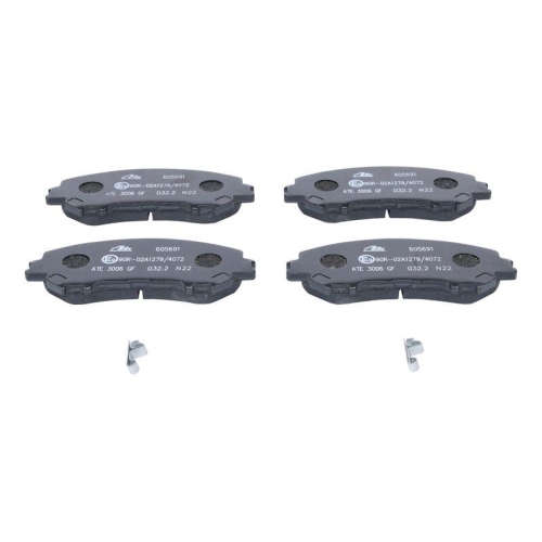 Bremsbelagsatz Scheibenbremse Ate 13-0460-5691-2 f&uuml;r Nissan Renault Vorderachse