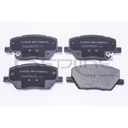 Bremsbelagsatz Scheibenbremse Red-line 27JE025 f&uuml;r Alfa Romeo Chrysler Dodge