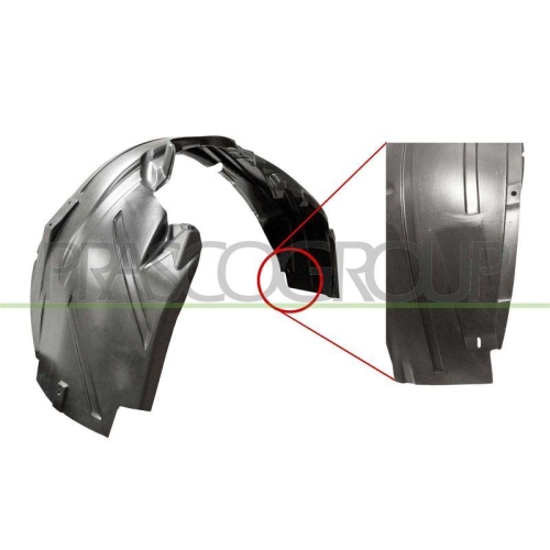 Verkleidung Radhaus Prasco AA0903604 f&uuml;r Alfa Romeo Vorne Links