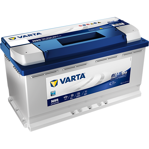 Starter Battery Varta 595500085D842 Blue Dynamic Efb for Audi Fiat Renault Boot