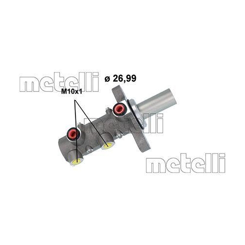 Hauptbremszylinder Metelli 05-1167 f&uuml;r Citro&euml;n Fiat Peugeot