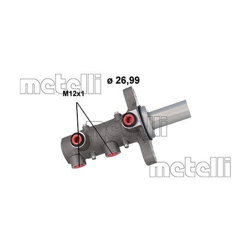 Hauptbremszylinder Metelli 05-1168 f&uuml;r Citro&euml;n Fiat Peugeot