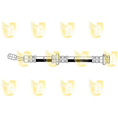 Bremsschlauch Unigom 377409 f&uuml;r Nissan Vorderachse Links