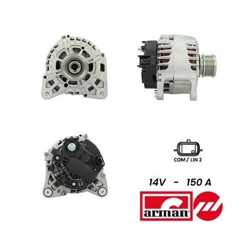 Generator Sidat A12VA1034AS Arman f&uuml;r Nissan Renault