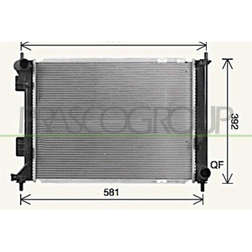 K&uuml;hler Motork&uuml;hlung Prasco HN802R001 Prascoselection f&uuml;r Hyundai