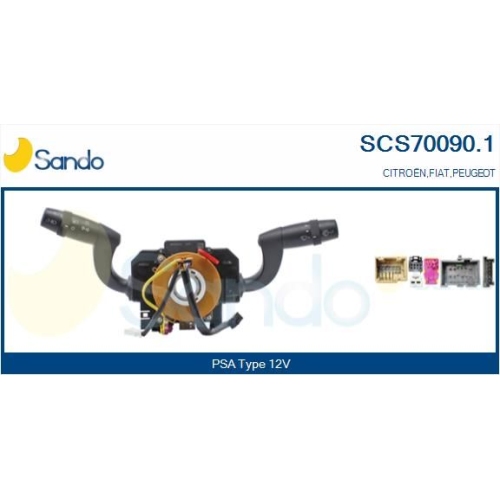 Lenkstockschalter Sando SCS70090.1 für Fiat Citroën/peugeot