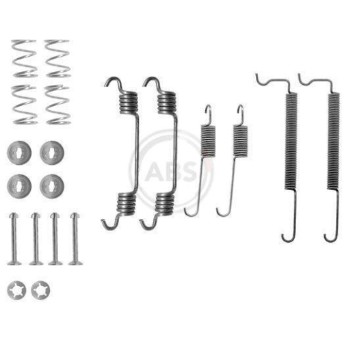 Zubeh&ouml;rsatz Bremsbacken A.b.s. 0709Q f&uuml;r Opel Vauxhall Hinterachse