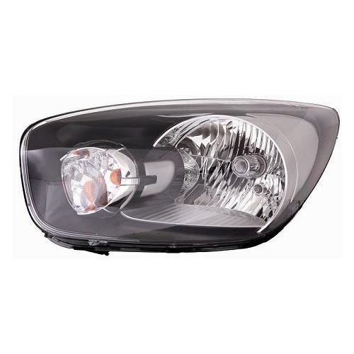 Scheinwerfer Rechts KIA Picanto 2011 Schwarzer Reflektor